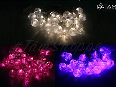 Dây đèn Led trái bi bọt nước lớn Thái Lan 5m 20Led